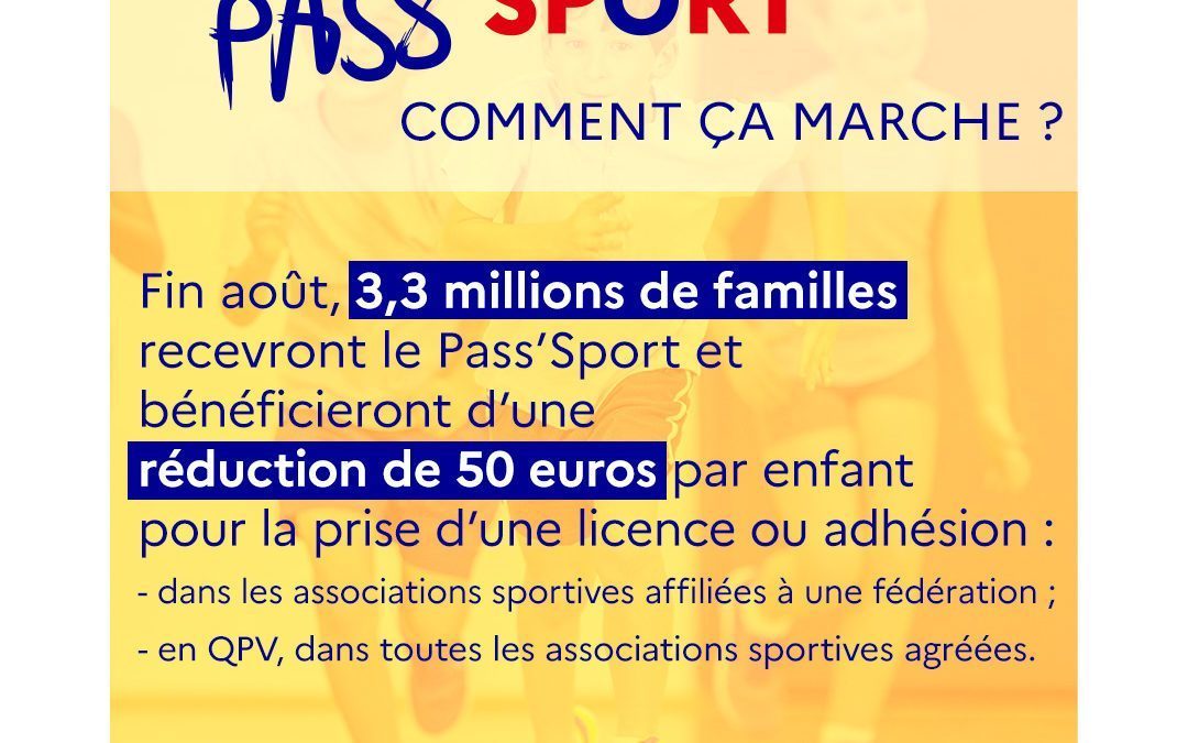 Pass’Sport – rentrée 2021