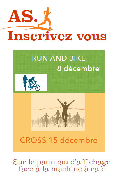 AS – Inscriptions : run and bike + cross