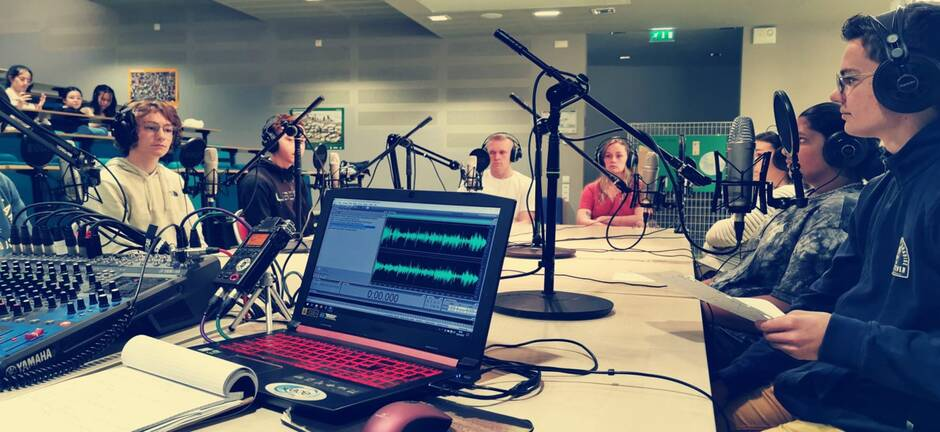 Ouest France : Les lycéens s’expriment à la radio sur l’Europe