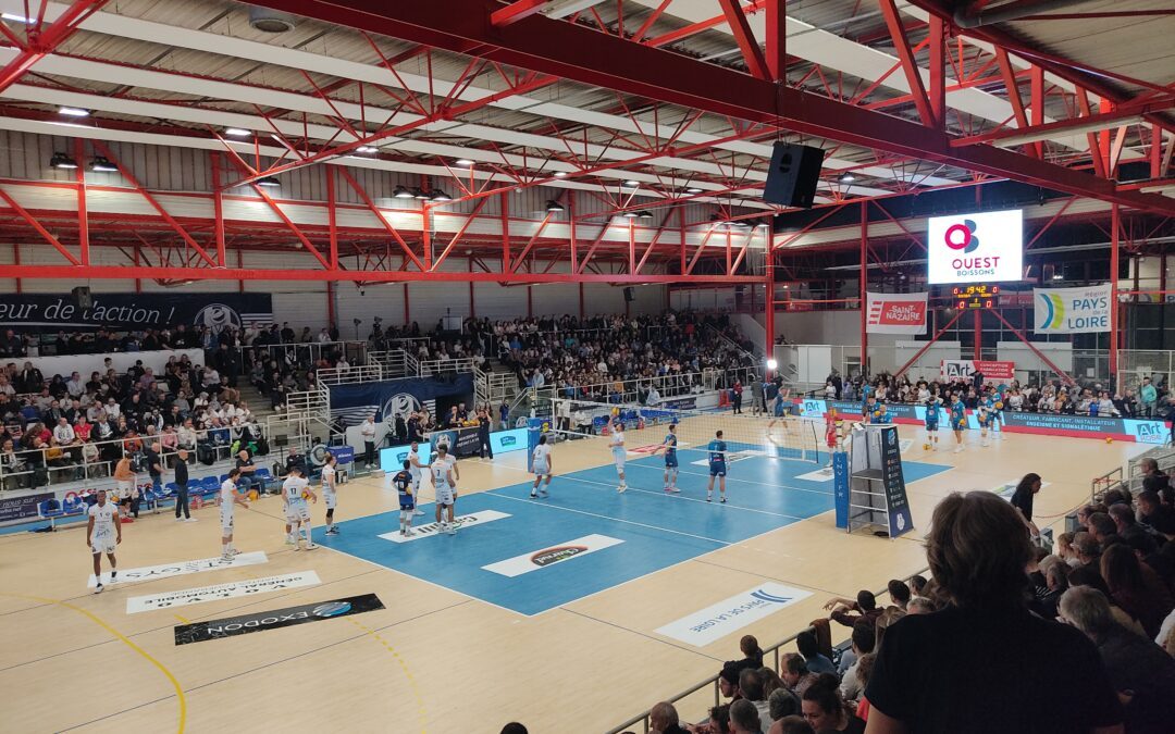 Sortie de l’AS volley : Match Saint Nazaire vs Nantes Rezé en ligue A masculine !